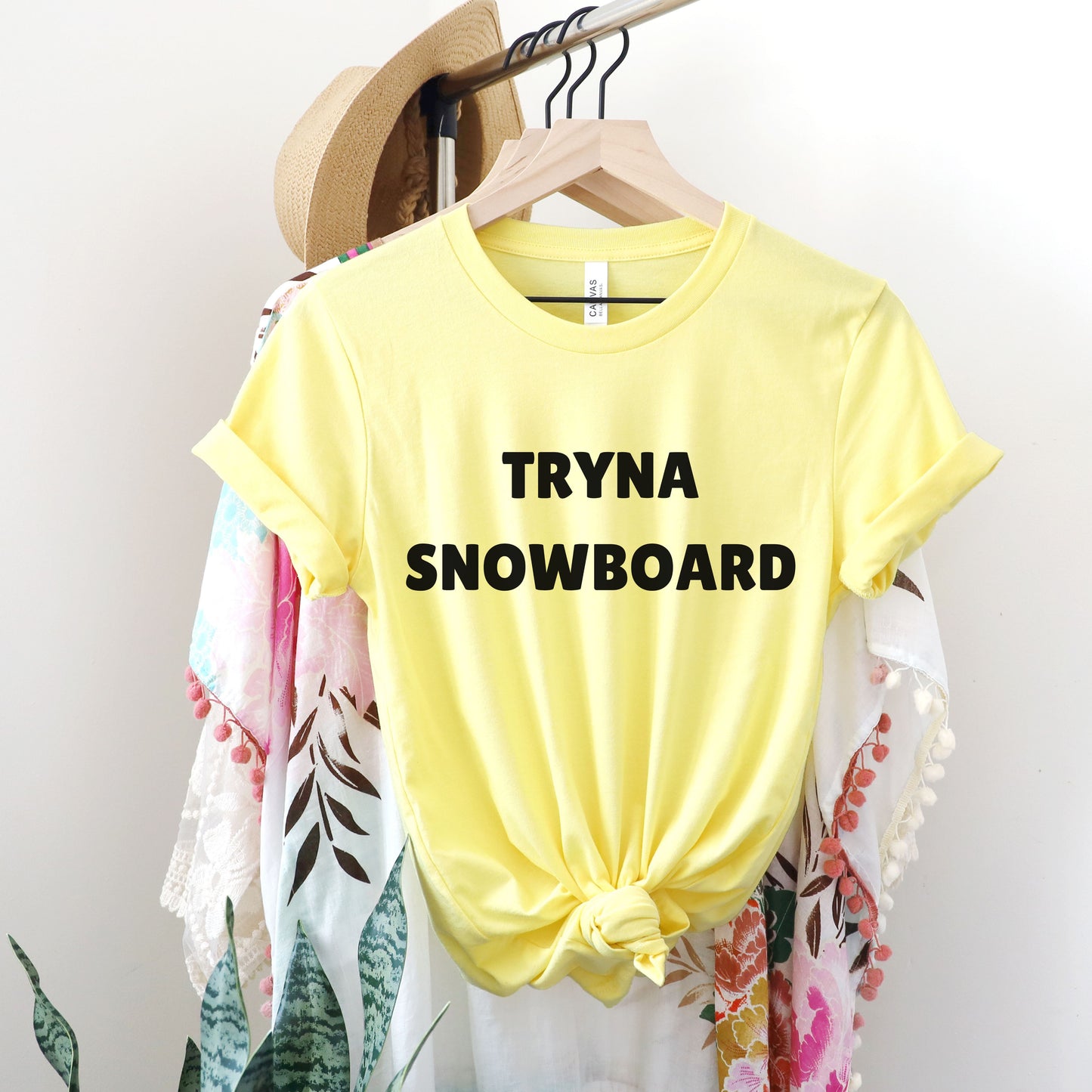 Tryna Snowboard